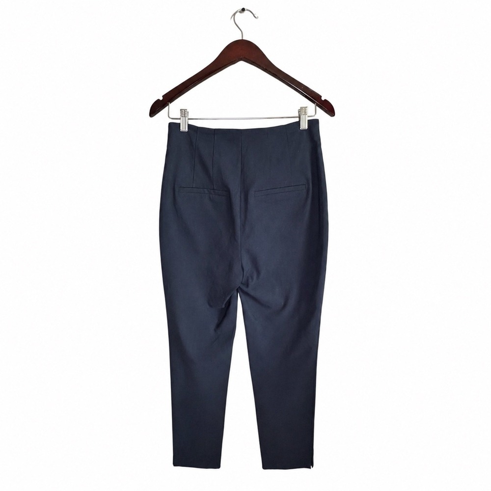 Veronica Beard Stila Pants Womens Size 6 Navy Slim Ankle Career Workwear Stretch - Picture 3 of 7